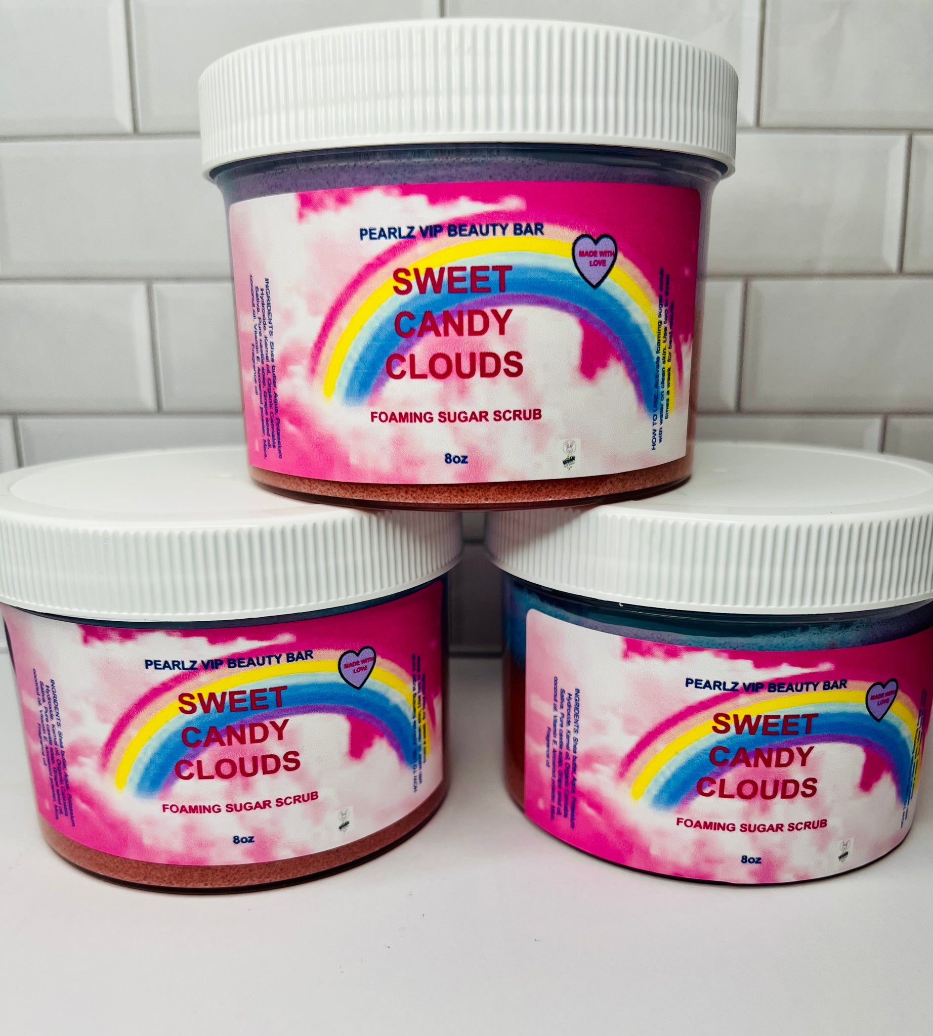 Sweet Candy Clouds-Foaming Body Scrub