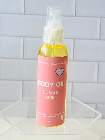 BODY OIL-BUBBLE GUM