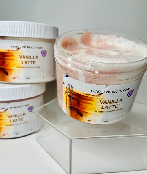 Vanilla Latte’ Foaming Body Scrub